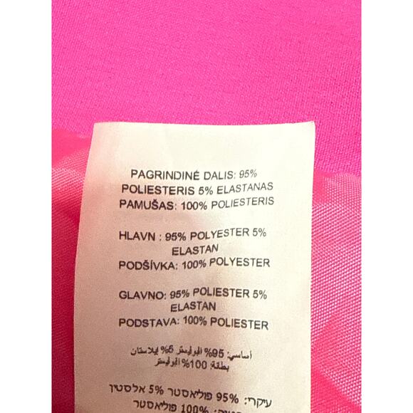 Missguided Women's Pink Notch Collar Button Long Sleeve Blazer Coat Jacket Sz 0 - Picture 4 of 4